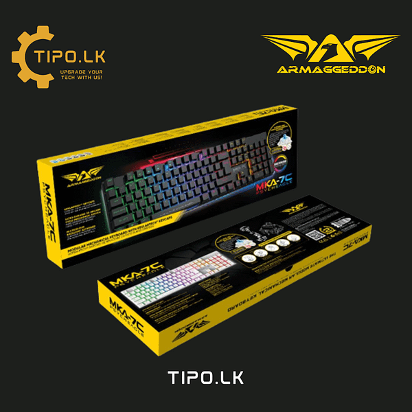 ARMAGGEDDON GAMING KEYBOARD PSYCHEAGLEMECHANICAL MKA7C TIPO.LK