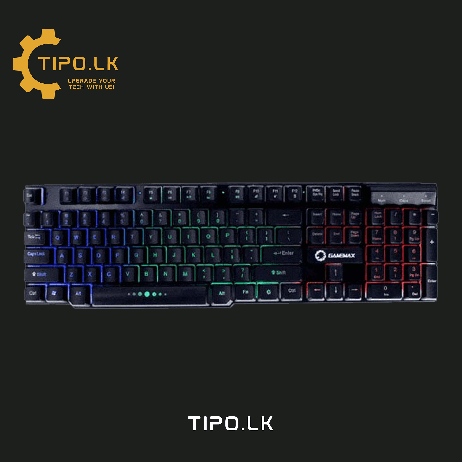 GAMEMAX GAMING DESKTOP KEYBOARD K207 TIPO.LK